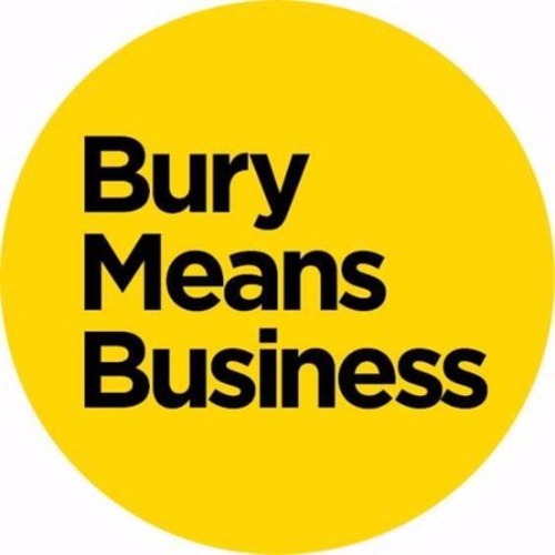 Logo for Bury Means Business, Bury Council, 
