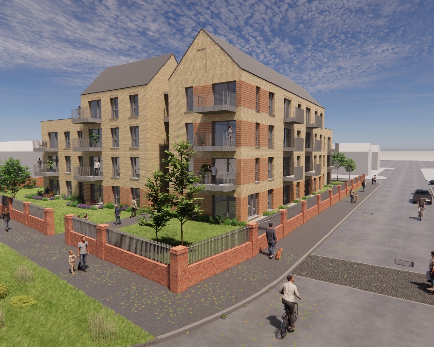 View of proposed development